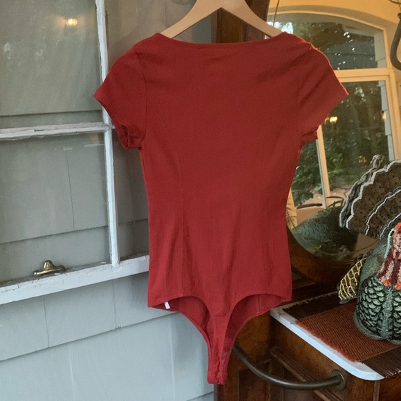 Free People Intimately Deep Conversation Plunge Bodysuit - Picture 4 of 8